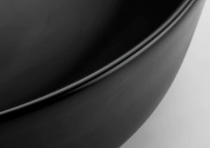 Раковина д/ванной к столешнице накладная черная GAPPO GT105-8