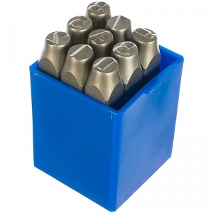 Клейма шрифт 8мм, цифровые арабские ЗУБР 21501-08_z01