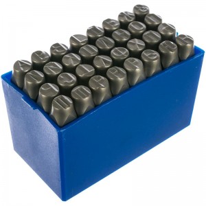 Клейма шрифт 8мм, буквенные кириллица ЗУБР 21503-08_z01