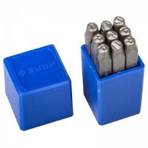 Клейма шрифт 6мм, цифровые арабские ЗУБР 21501-06_z01