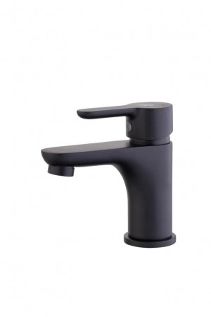 Смеситель для умывальника Sanday ф35-гайка, латунь, черный 34302-07