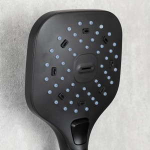 Смеситель для ванны с коротким изливом черный GAPPO G3250