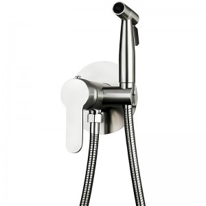 Смеситель с гигиеническим душем сатин GAPPO G7299-30