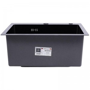 Мойка кухонная премиум, PVD графит, 500*440 Gerhans K35044B