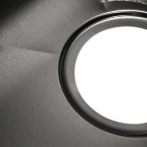 Мойка кухонная премиум, PVD графит, 500*440 Gerhans K35044B