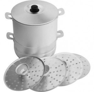 Манты-казан алюминевый 10 л, 4 дисками арт. 18104 КАЛИТВА