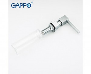 Дозатор д/моющего средства латунь/пластик 300мл хром GAPPO G404
