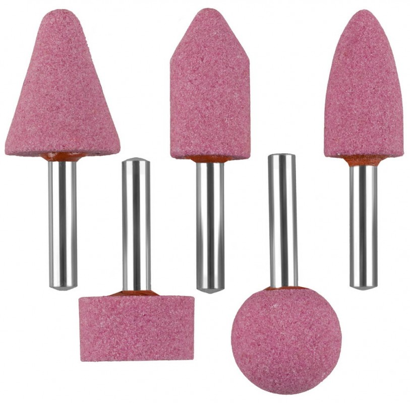 Набор Зубр абразив.минишарошк д/дрели,оксид алюм,хв d6мм,35996-H5