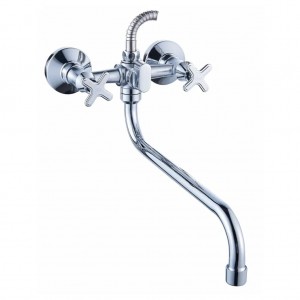 Смеситель для ванной с длинным изливом Кристи Антей 247350