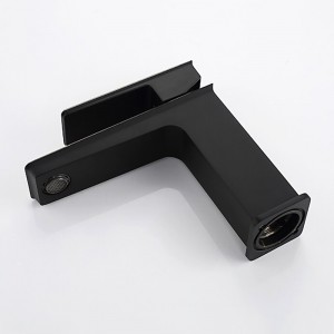 Смеситель для раковины черный/золото FAOP A1006-6