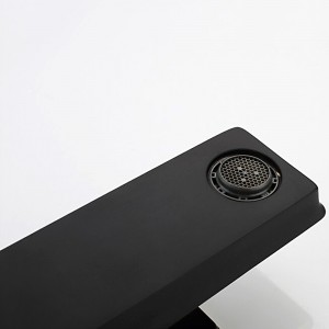 Смеситель для раковины черный/золото FAOP A1006-6