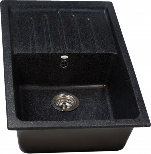 Мойка Ulgran U-400-308 прямоугольная, 750*495мм Черная