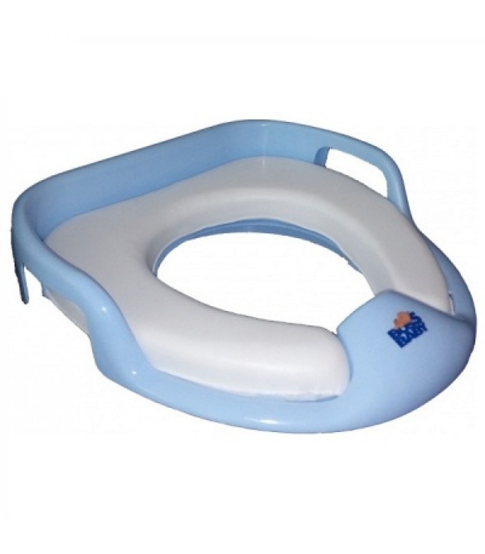 Сиденье на унитаз мягкое детское BossBaby белое, голубое