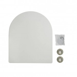 Сиденье для унитаза Articplast микролифт ДЮРОПЛАСТ U-образное белый