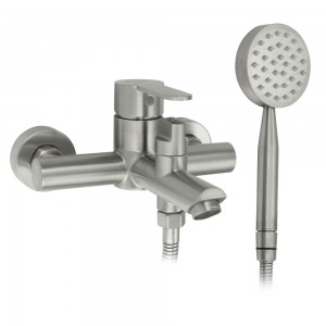 Смеситель для ванны, короткий излив, шар., нерж.сталь 304 MAGNUS 9194