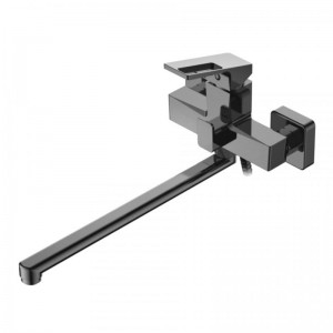 Смеситель для ванны с длинным изливом Оружейная сталь LEDEME L2292D