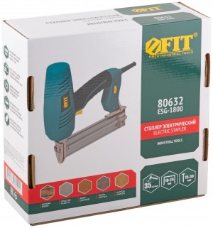 Степлер электрический FIT 80632 (1800Вт, 35уд/мин, 15-25мм )