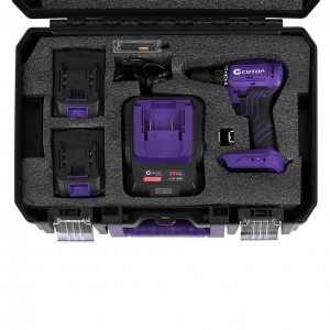 Дрель аккумуляторная Cutop E-Profi 01-885 (20В, 2 АКБ*2Ач, ЗУ, кейс)