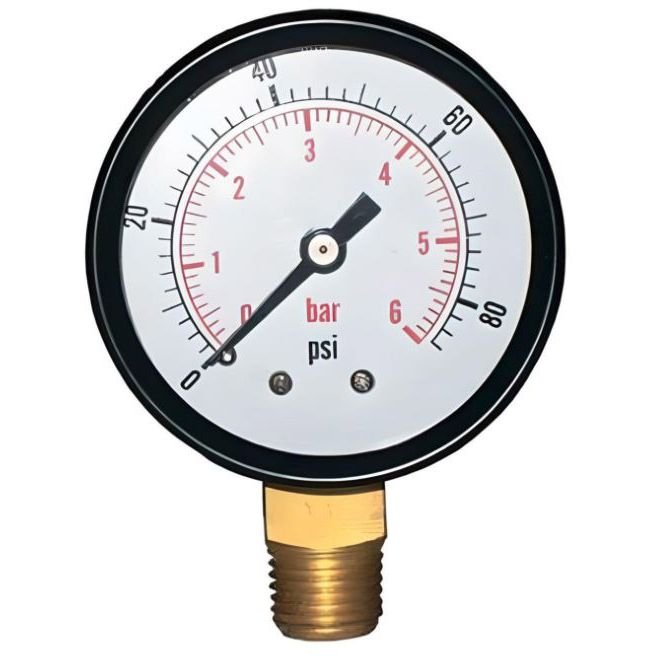 Манометр радиальный 6 бар VIEIR YLA6