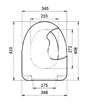 Сиденье для унитаза дюро/микролифт Идеал, Виктория, Лада, Стандарт 0114143