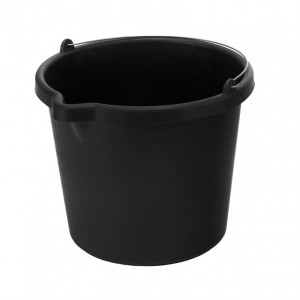 Ведро строительное 20л с носиком пластмассовое, высокопрочное СИБРТЕХ 81480