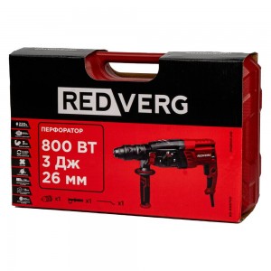 Перфоратор REDVERG RD-RH870D (SDS-plus, 870Вт, 3,0Дж)