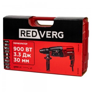 Перфоратор REDVERG RD-RH950 (SDS-plus, 950Вт, 3,3Дж)