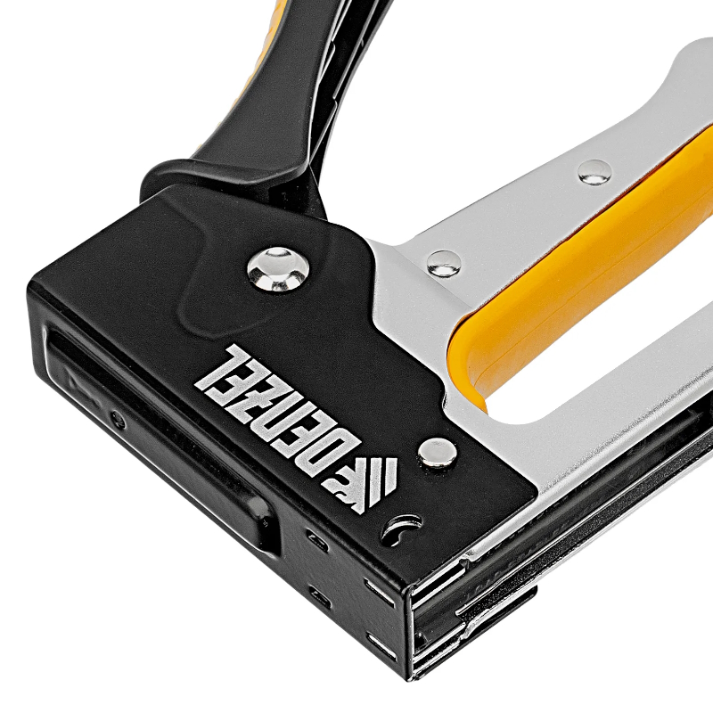 Степлер металлический, 2К рукоятка, тип 53, скобы 6-10мм Denzel 40222