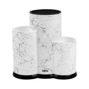 Подставка LARA для ножей универсальная  слоты LR05-107 White