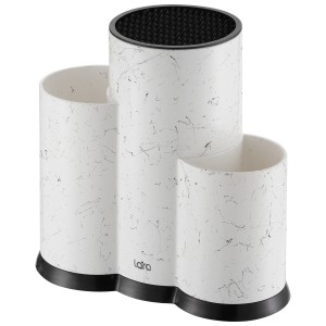 Подставка LARA для ножей универсальная  слоты LR05-107 White