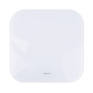 Весы напольные Centek CT-2442 LED WHITE электронные шаг 0,1кг/фунт, LCD 65x28, размер 26х26см