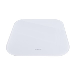 Весы напольные Centek CT-2442 LED WHITE электронные шаг 0,1кг/фунт, LCD 65x28, размер 26х26см