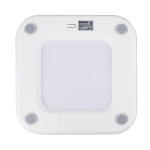 Весы напольные Centek CT-2442 LED WHITE электронные шаг 0,1кг/фунт, LCD 65x28, размер 26х26см