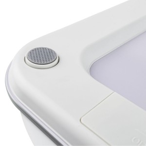 Весы напольные Centek CT-2442 LED WHITE электронные шаг 0,1кг/фунт, LCD 65x28, размер 26х26см