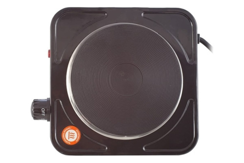 Плитка электрическая Centek CT-1506 (черный) 1конф ЧУГУН 155мм, 1000Вт, индикатор работы