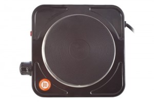 Плитка электрическая Centek CT-1506 (черный) 1конф ЧУГУН 155мм, 1000Вт, индикатор работы