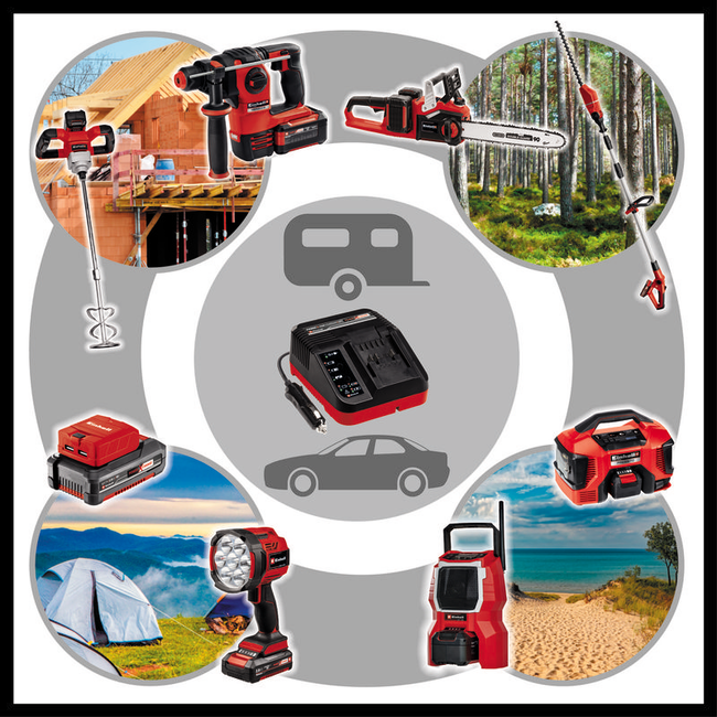 Зарядное устройство EINHELL Power X-Car Charger 3A 4512113