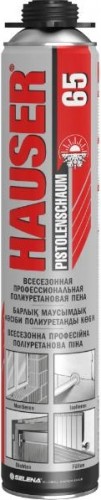 Пена монтажная HAUSER 65 всесезонная, 740мл 92823 (62053? 15775)