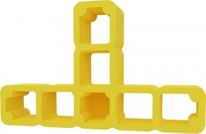 Фиксатор д/шва Т-образн 10*10*мм (80шт) DECOR 338-0100