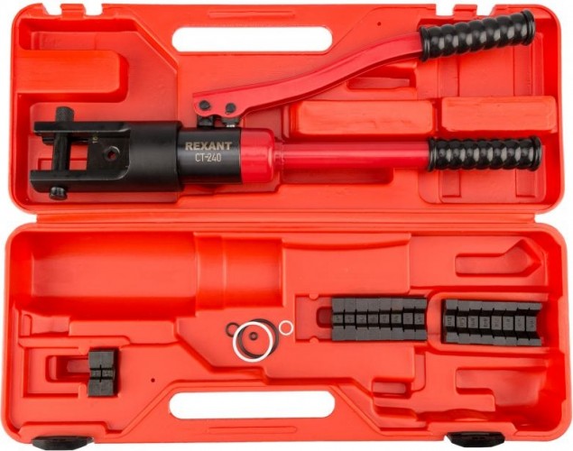 Пресс гидравлический CT-240 для наконечников 12-240кв.мм REXANT 12-3063
