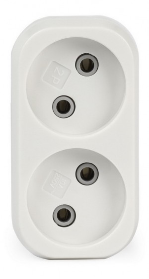Разветвитель (двойник) б/з 10А Smartbuy SBE-10-A02-2