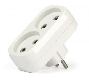 Разветвитель (двойник) б/з 10А Smartbuy SBE-10-A02-2