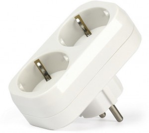 Разветвитель (двойник) с/з 16А Smartbuy SBE-16-A02-2
