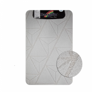 Коврик в ванную CROSS-LOOP,одинарный,БЕЖЕВЫЙ,однотонный, 500*800 мм САНАКС 00846