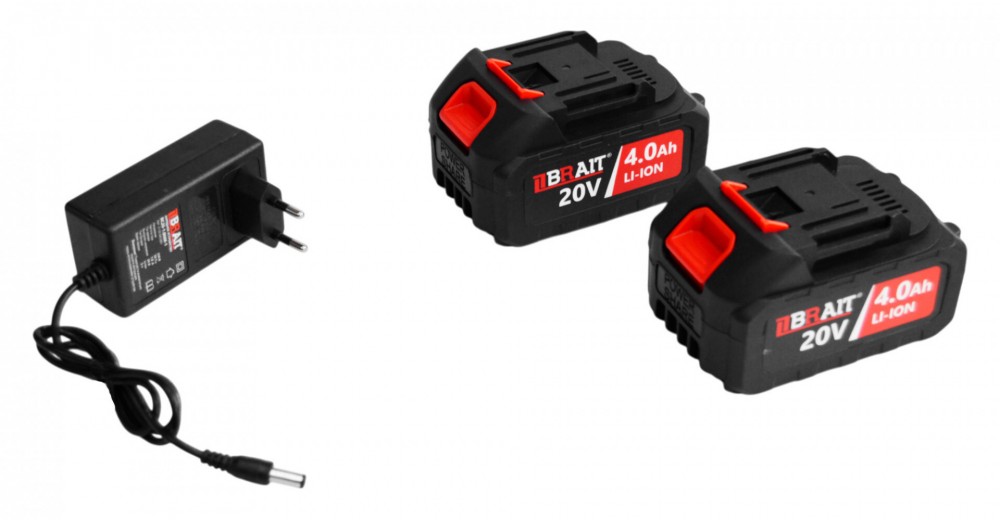 Триммер аккумуляторный BRAIT BCBC40-4NMBL (21В, 2АКБ*4Ач, ЗУ) 21.01.285.001