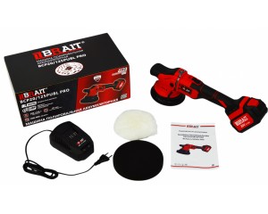 Машина шлифовальная полировальная акк BRAIT BCP20/125PUBL PRO (20В, б/щ) 21.01.265.101