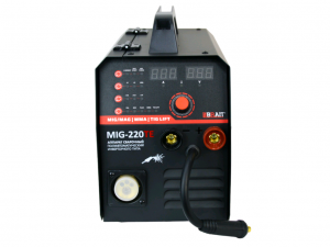 Инвертор сварочный полуавтомат BRAIT MIG-220TE +Маска сварочная BR F500 в подарок 18.01.029.043ПМ500