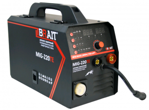 Инвертор сварочный полуавтомат BRAIT MIG-220TE +Маска сварочная BR F500 в подарок 18.01.029.043ПМ500
