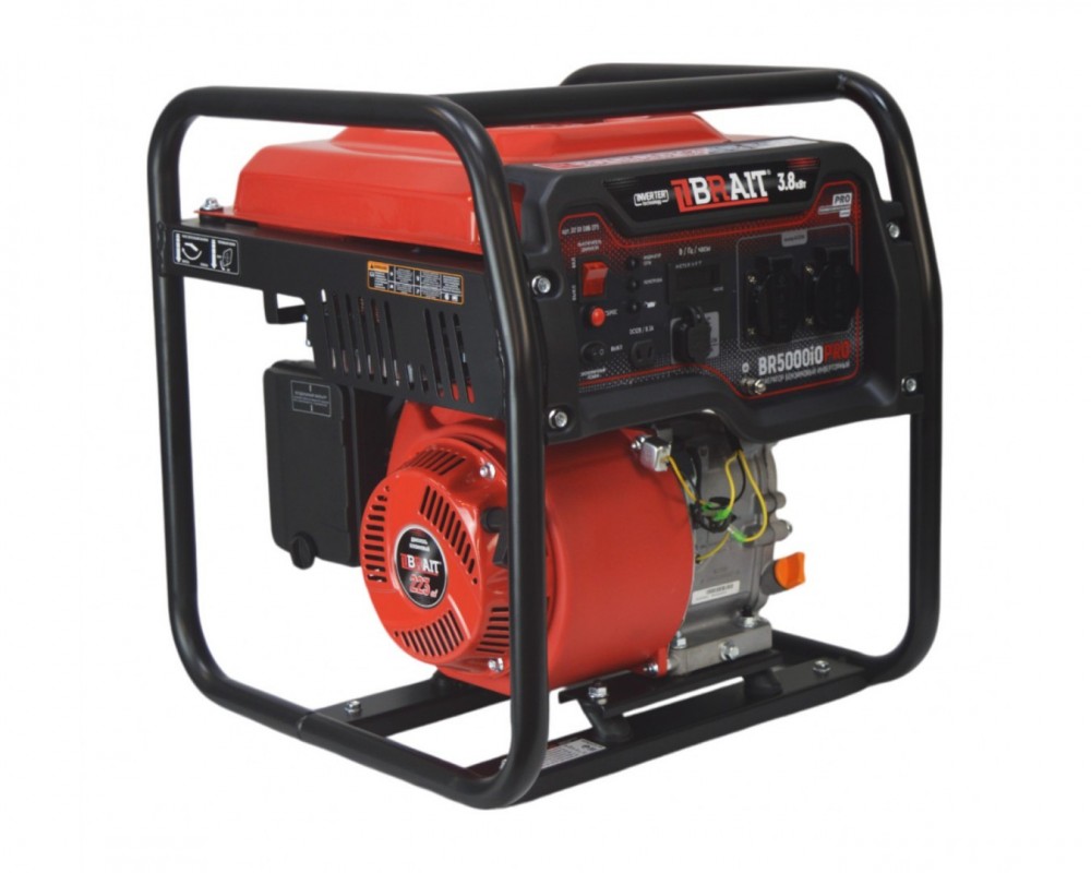 Бензогенератор BRAIT BR5000iOPRO инверторный 02.01.086.075