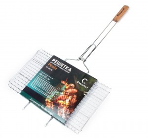 Решетка для гриля и барбекю плоская "СЛЕДОПЫТ" Picnic 45*26*2 см PF-GR-18